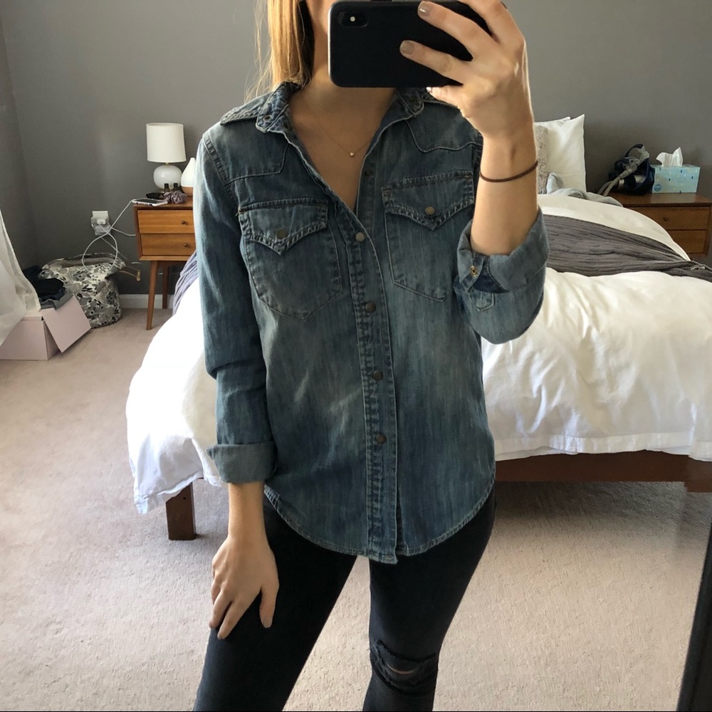 Madewell Denim Button Down Shirt